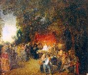 WATTEAU, Antoine The Marriage Contract oil painting picture wholesale